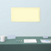 limonade geel effen kleur | Klassiek Elegant Spandoek (Beurs)