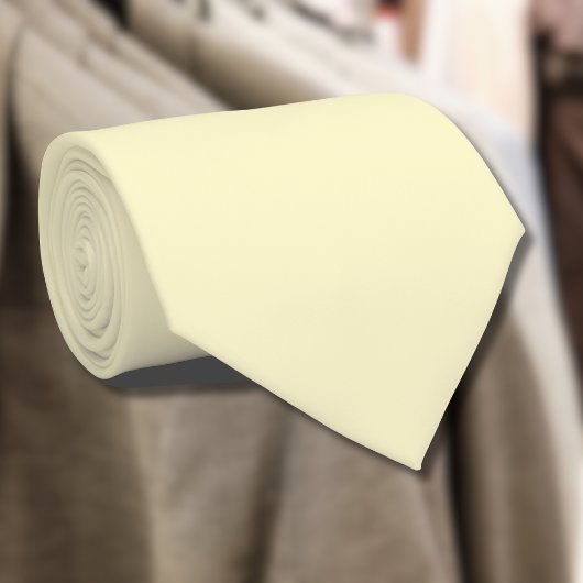 limonade geel effen kleur | Klassiek Elegant Stropdas