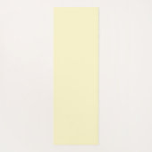 limonade geel effen kleur | Klassiek Elegant Yogamat (Achterkant)