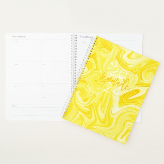 LIMONADE Geel Jaarplanner Preppy Modern Fun Planner (Display)