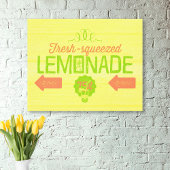 limonade, gevarieerd canvas afdruk