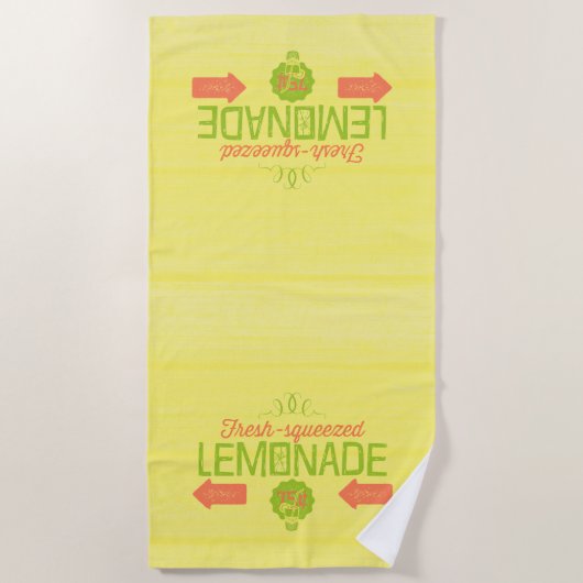 limonade, gevarieerd strandlaken (Voorkant)