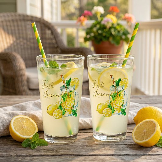 Limonade Glas