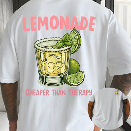 Limonade Goedkoper Grappige Zomer Drink cocktail T-shirt
