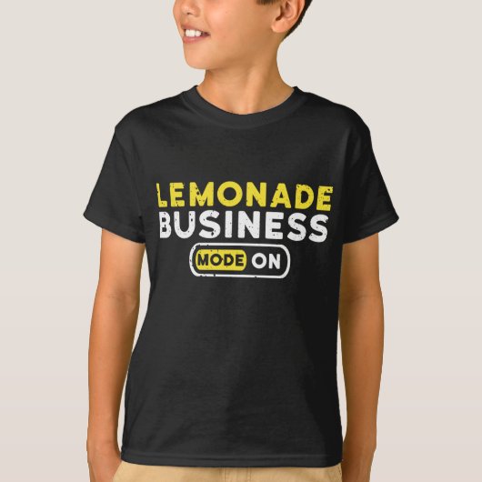 limonade in de bedrijfsstand op het zomerpompelmoe t-shirt (Voorkant)