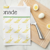 limonade in een glazen keukenhanddoek (Quarter Fold)