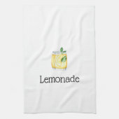 limonade in glas theedoek (Verticaal)