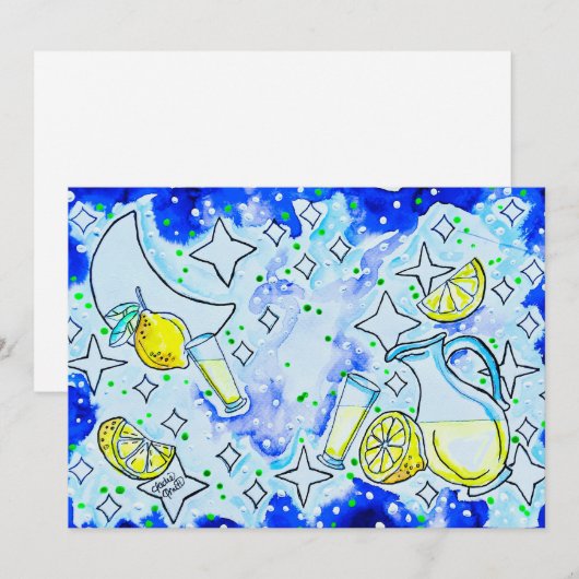 Limonade Kaart (Voorkant / Achterkant)