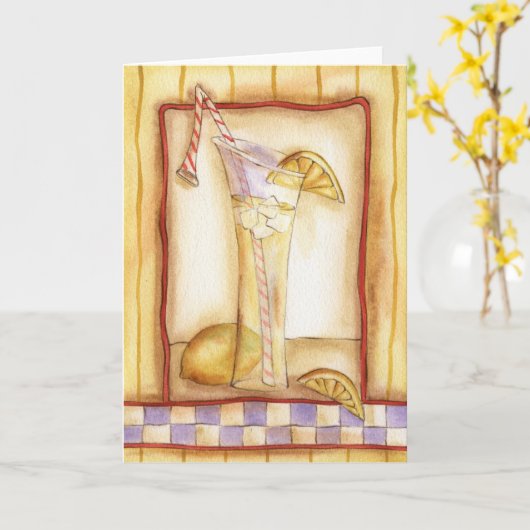 limonade kaart (Gele Bloem)