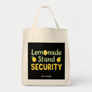 Limonade Kraam Beveiliging Grappige Zomer Citrus C Tote Bag