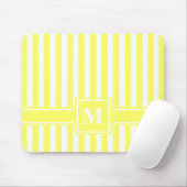 Limonade Modern Stripe met monogram Muismat (Met muis)