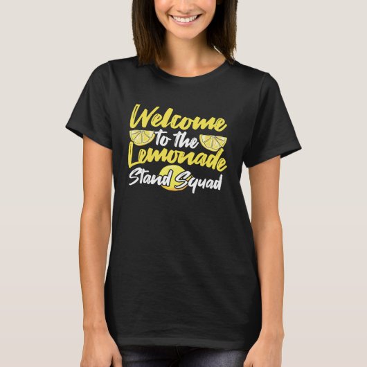 Limonade Nerd Limonadestand Beveiliging   Limonade T-shirt (Voorkant)