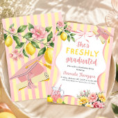 Limonade Net Afgestudeerd Lemon Afstudeerfeest Kaart