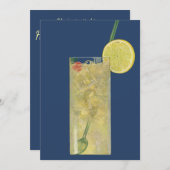  limonade of Fruit Soda Housewarming Party Kaart (Voorkant / Achterkant)