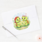 Limonade Pauze Ronde Sticker (Envelop)