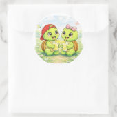 Limonade Pauze Ronde Sticker (Tas)