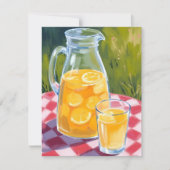 Limonade Picknick | Citroenen Fruit Schilderij Kaa (Voorkant)