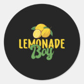 limonade ronde sticker (Voorkant)