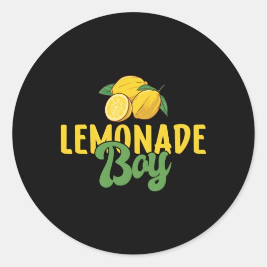limonade ronde sticker (Voorkant)