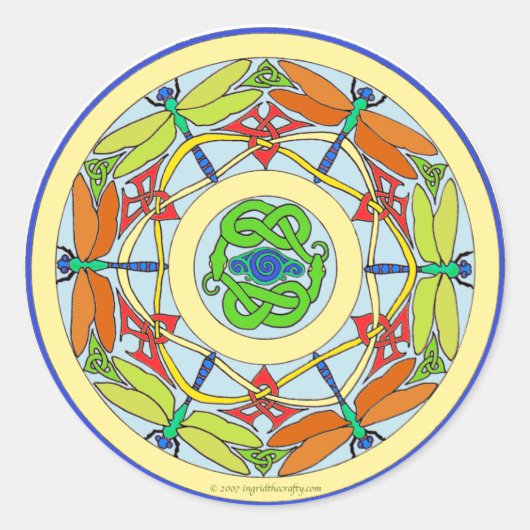 limonade ronde sticker (Voorkant)