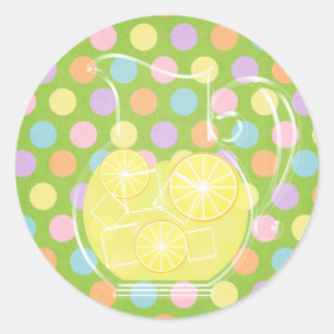 limonade ronde sticker
