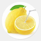 limonade ronde sticker (Voorkant)