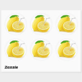 limonade ronde sticker (Vel)