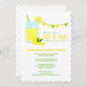 limonade Sip en See Party Kaart (Voorkant / Achterkant)