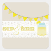 limonade sip en zie Sticker (Voorkant)