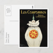  limonade Soda Advertisement Briefkaart (Voorkant / Achterkant)