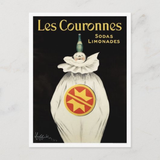  limonade Soda Advertisement Briefkaart (Voorkant)