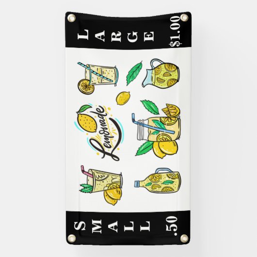 limonade spandoek (Verticaal)