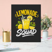 Limonade Squad Verse Oude Citrus Grafisch Acryl Bord (Huwelijk)