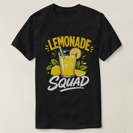 Limonade Squad Verse Oude Citrus Grafisch T-shirt (Design voorkant)