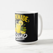 Limonade Squad Verse Zomer Citrus Grafisch Koffiemok (Voorkant rechts)