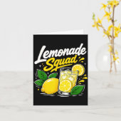 Limonade squad zomer citroendrank liefhebber beman kaart (Gele Bloem)