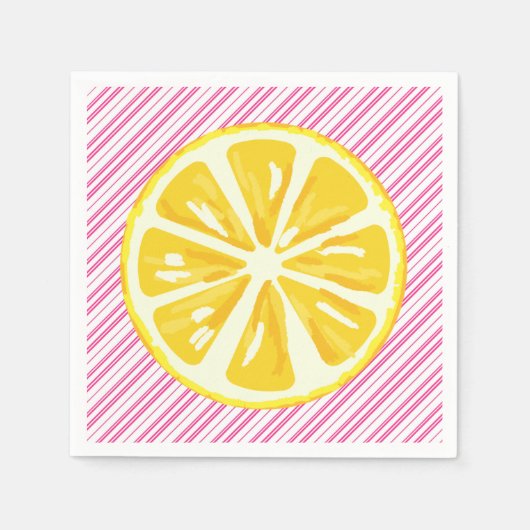 limonade stand Birthday Paper Napkin Servet (Voorkant)