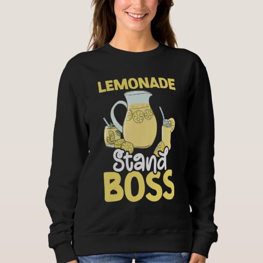limonade stand boss limonade juice limonade trui (Voorkant)