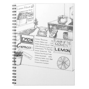 Limonade Stand Business met vele variaties Lemon Notitieboek