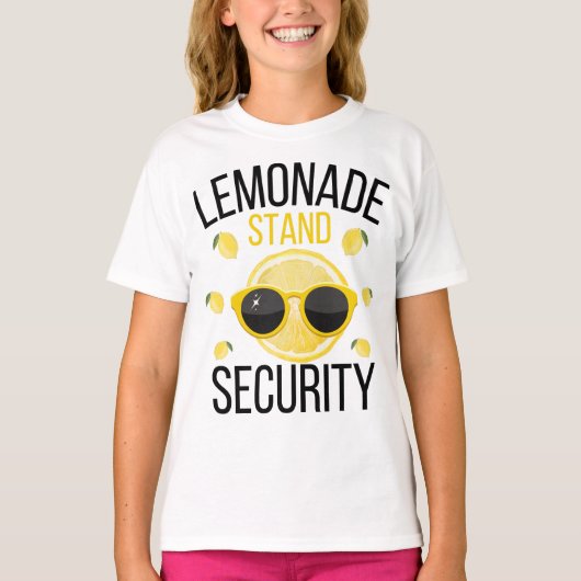 limonade stand security voor kinderen Summer Party T-shirt (Voorkant)