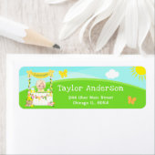 limonade stand verjaardag blond haar meisje etiket (Insitu)