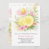 limonade stand viering meisje Baby shower Kaart (Voorkant / Achterkant)