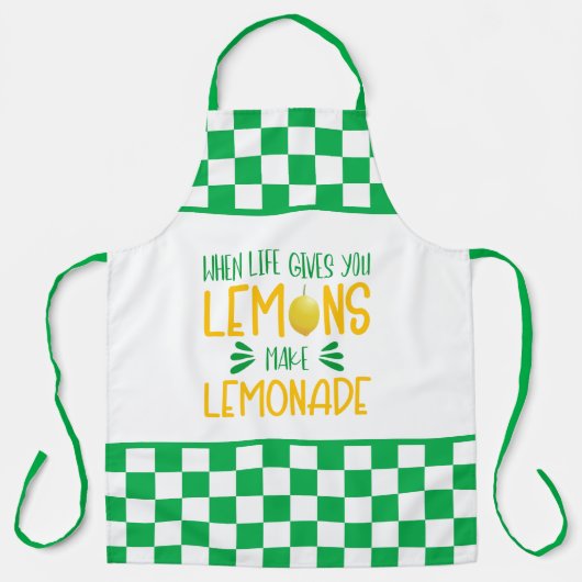 limonade stand word art schort (Voorkant)