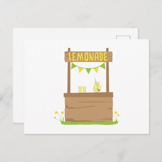 limonade standaard briefkaart (Voorkant / Achterkant)