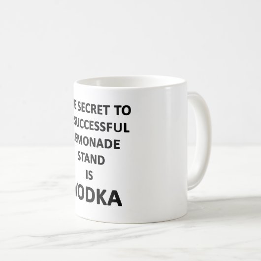 limonade standaard koffiemok (Voorkant rechts)