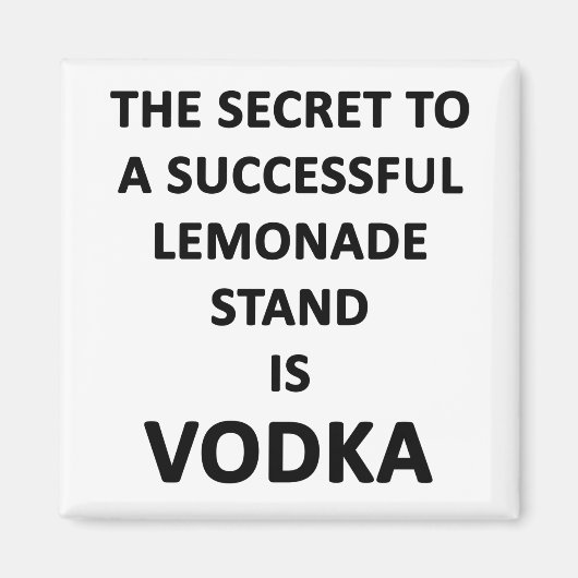 limonade standaard magneet (Voorkant)