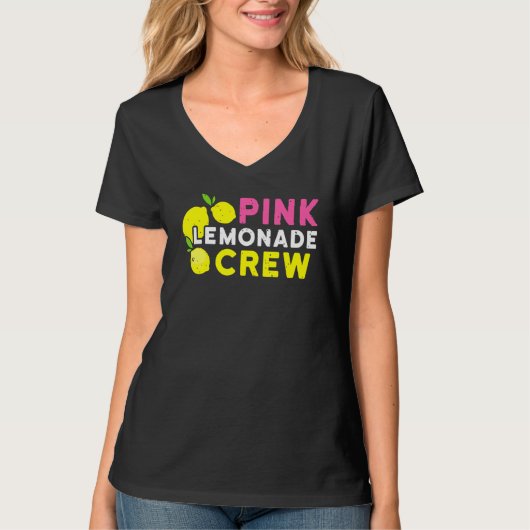 limonade standaard roze limonade crème Summer Frui T-shirt (Voorkant)