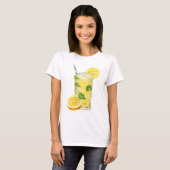 Limonade T-shirt – Leuke zomerdrank grafische tee (Voorkant volledig)