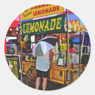limonade te koop aangeboden ronde sticker