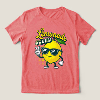 Limonade Team Pret Limon Vrucht Grafisch Ontwerp Tri-Blend Shirt